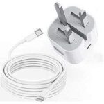 شاحن ايفون ثلاثي usb تايب سي الي ايفون20W شحن سريع 1 99208698e48d2b8b353b64423d70fd2a